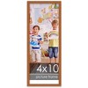PosterPalooza | Panoramic Slim Profile Brown Picture Frame - UV Acrylic, Foam Board Backing, Hanging Hardware - 2 of 4
