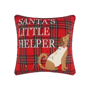 Jingle Paws Santas Little Helper Pillow 18x18 - 1 of 3
