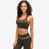 Anna-Kaci Active Women's Racerback Sports Bra with Wide Straps and Stretchy Supportive Fit - 3 of 4