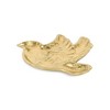 HomeRoots 7" Gold Cast Iron Dove Handmade Trinket Tray - 4 of 4