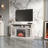 TV Stand Entertainment Center With Electronic Fireplace Remote Control Infrared Heating Technology Media Console Storage Cabinet - 2 of 4