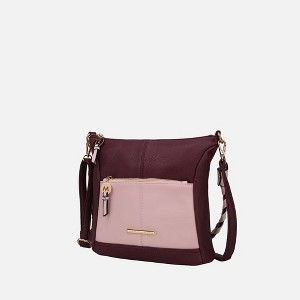 MKF Collection Nala Vegan Color-block Leather Women’s Shoulder Bag by Mia K - 1 of 4