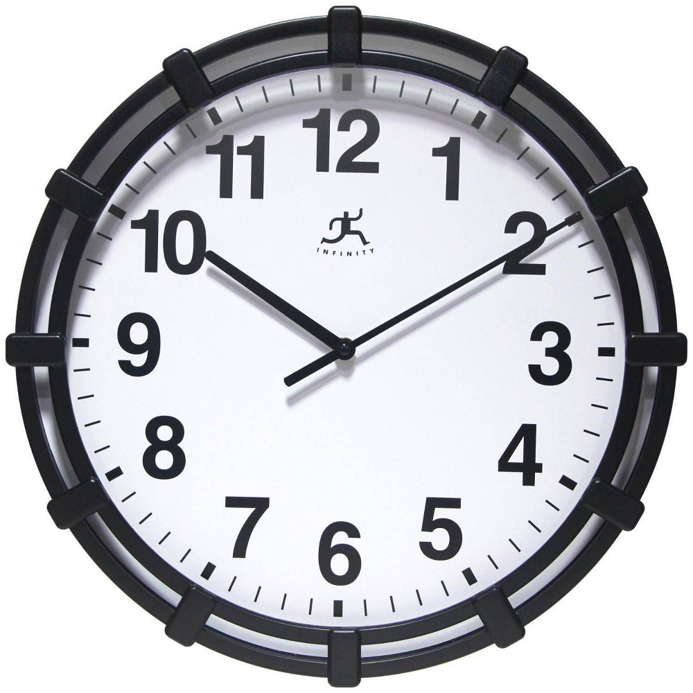 Photos - Wall Clock 16" Skipper  Black - Infinity Instruments