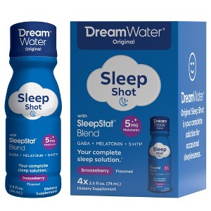 Dream Water Sleep Aid Supplement Drink; Melatonin 5mg, GABA, 5-HTP;   Zero sugar - 1 of 4