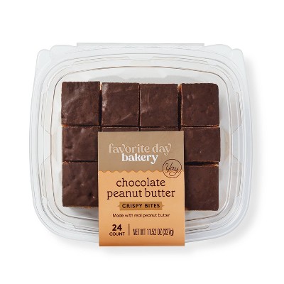 Chocolate Peanut Butter Crispy Bites - 11.52oz/24ct - Favorite Day™