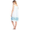 Casual Nights Women's Fancy Lace Floral/Embroidered Sleeveless Nightgown - 4 of 4