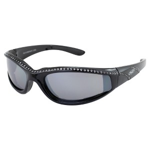Global Vision Eyewear Marilyn 11 Safety Motorcycle Glasses with Flash Mirror Lenses - 1 of 4