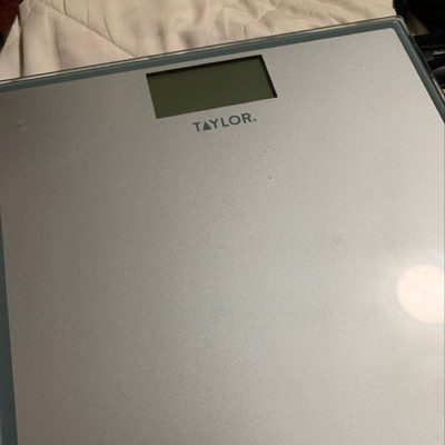 Digital Glass Scale With Stainless Steel Accents Clear - Taylor : Target