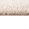 ChicFurnit Rug Indoor Plush Super Soft Polyester Shag Area Rug for Relaxing Living Spaces, Off-White, 62.99"*5.91"*5.91" - 3 of 4