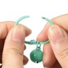 Unique Bargains Stainless Steel DIY Christmas Decoration Pet Bells Keyrings 5 Pcs - 3 of 3