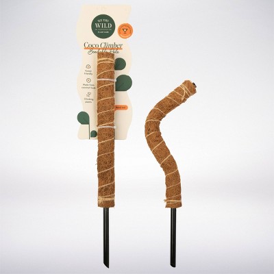 WE THE WILD Houseplant Sustainable Moss Pole Coco Climber Wood