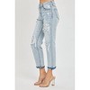 Women's Midrise Sequin Patch Tapered Jeans - RISEN - 2 of 4