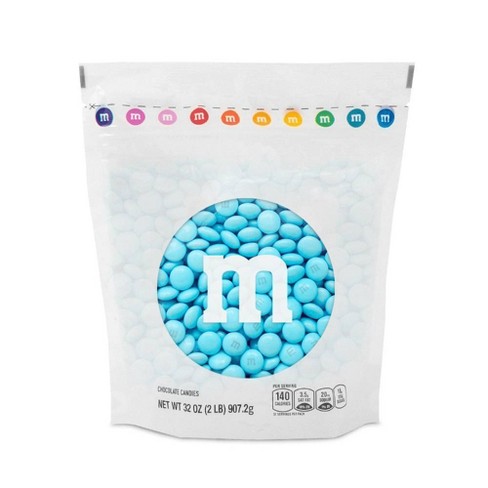 M&m's Milk Chocolate Light Blue Candy - 32oz : Target