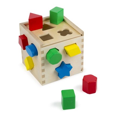 wooden shape sorter toy