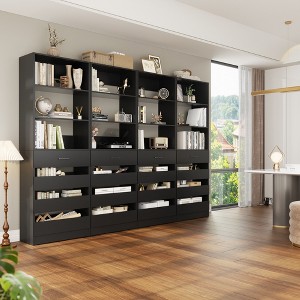 Aheaplus Closet System with 4 Drawers and Adjustable Shelves - 1 of 4