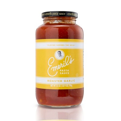 Emeril Lagasse 25 Oz, 2-PK, 4-PK and 6-PK Pasta Sauces : Arrabbiata, Vodka, Homestyle Marinara, Roasted Garlic, Tomato Basil (Roasted Garlic)