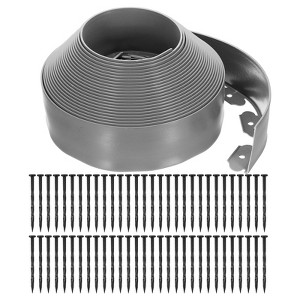 Unique Bargains Flexible Durable Maintenance-Free DIY Landscape Edging 1 Pc - 1 of 4