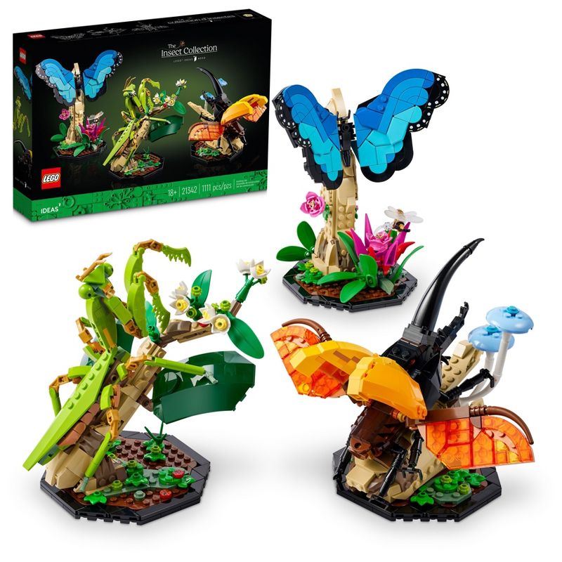 LEGO Ideas The Insect Collection Building Set and Nature D&#233;cor 21342, 1 of 9
