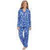 Collections Etc Comfy Soft Knit Snowflake 2-Piece Pajama Set - 3 of 4