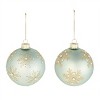 Green Glass Ball Ornaments (Set of 6) - 2 of 4