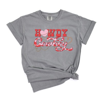 Simply Sage Market Women's Howdy Cowboy Short Sleeve Garment Dyed Tee