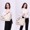 Itopfox Large Diaper Tote Bag with Laptop Compartment, Insulated Pockets, Multiple Storage for Baby Essentials, Travel Friendly - 2 of 4