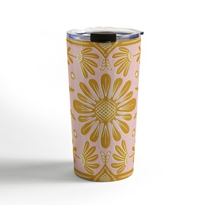 20oz Stainless Steel Tumbler with Straw Pink - Sun Squad 20 oz