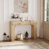 47 Inch Farmhouse Console Table, Narrow Wood Entryway Table Behind Couch, Slim Rustic Hallway Furniture for Living Rooms - 4 of 4