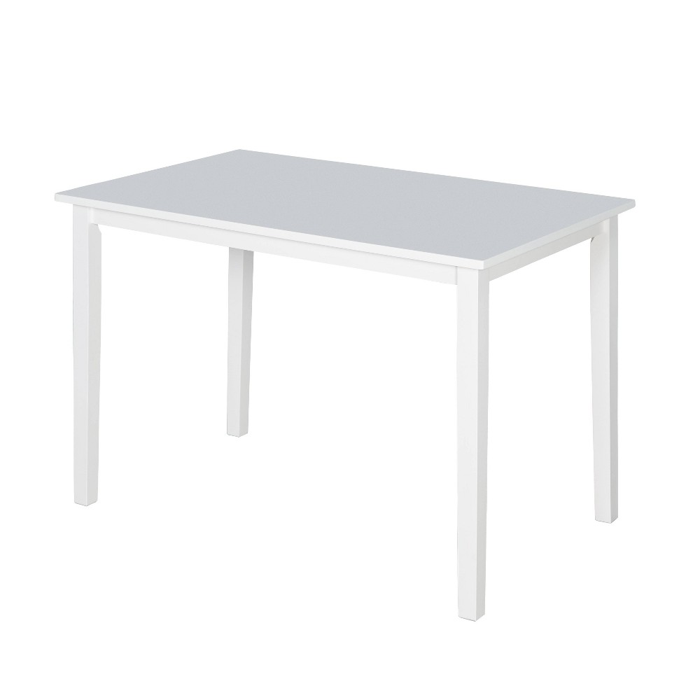 Rectangular Shaker Dining Table Set White - Buylateral