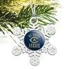 UC Davis Aggies Logo Metal Snowflake Christmas Tree Holiday Ornament - 2 of 3