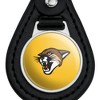 University of Vermont Secondary Black Leather Keychain - 3 of 4