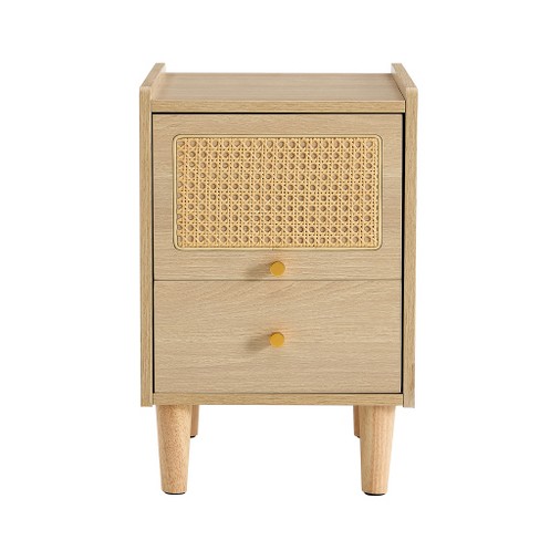 Rattan cheap nightstand target