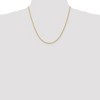 Black Bow Jewelry 2.25mm 10k Yellow Gold D/C Quadruple Rope Chain Necklace - 2 of 4