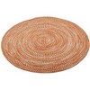 Colonial Mills Kaari Tweed - Rusted Orange 7 Ft round Round Rug Indoor/Outdoor 100% Polypropylene - 3 of 4