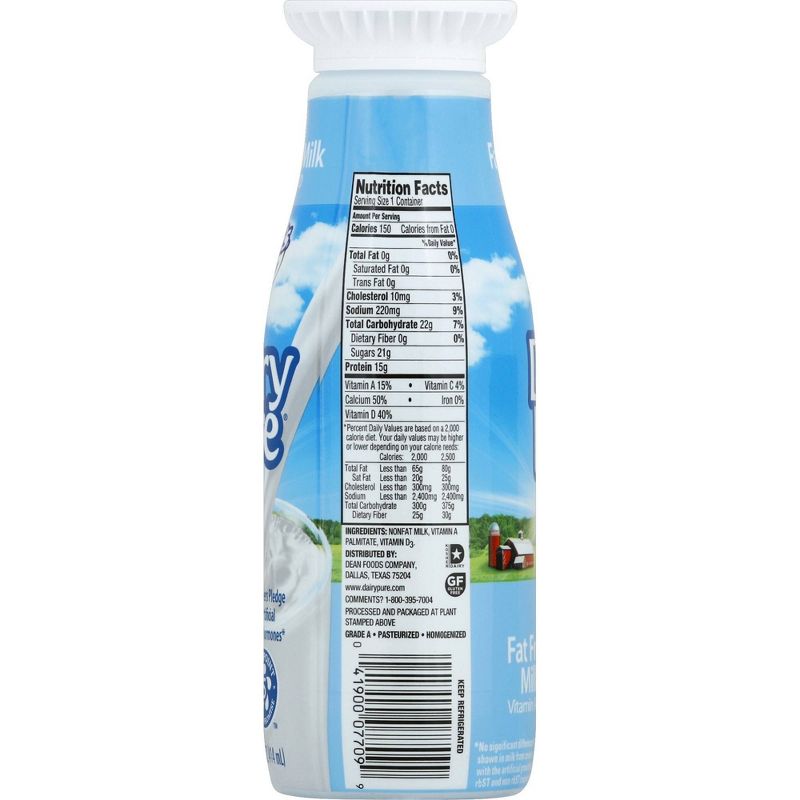 DairyPure Skim Milk - 12 fl oz, 4 of 6