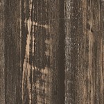 black cabinet body contrasts with natural wood color drawer surface