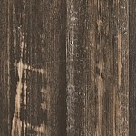 black cabinet body contrasts with natural wood color drawer surface