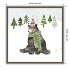 Amanti Art Woodland Christmas IV by Victoria Borges Canvas Wall Art Print Framed 22 x 22-in. - 4 of 4