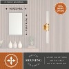 VAXCEL Webster 2 Light LED Compatible Contemporary Bathroom Vanity Wall Sconce Fixture Clear Glass - 4 of 4
