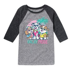 Boys' - Paw Patrol - Vacay Mode Raglan Graphic T-Shirt - 1 of 4