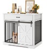 Dog Crate Furniture, Heavy Duty Dog Kennel with Sliding Barn Door, Decorative Pet House End Table - 2 of 4