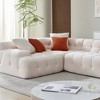 L-Shape Sectional Couch with Deep Seating, No-Assembly Modular Sofa for Living Room - 3 of 4