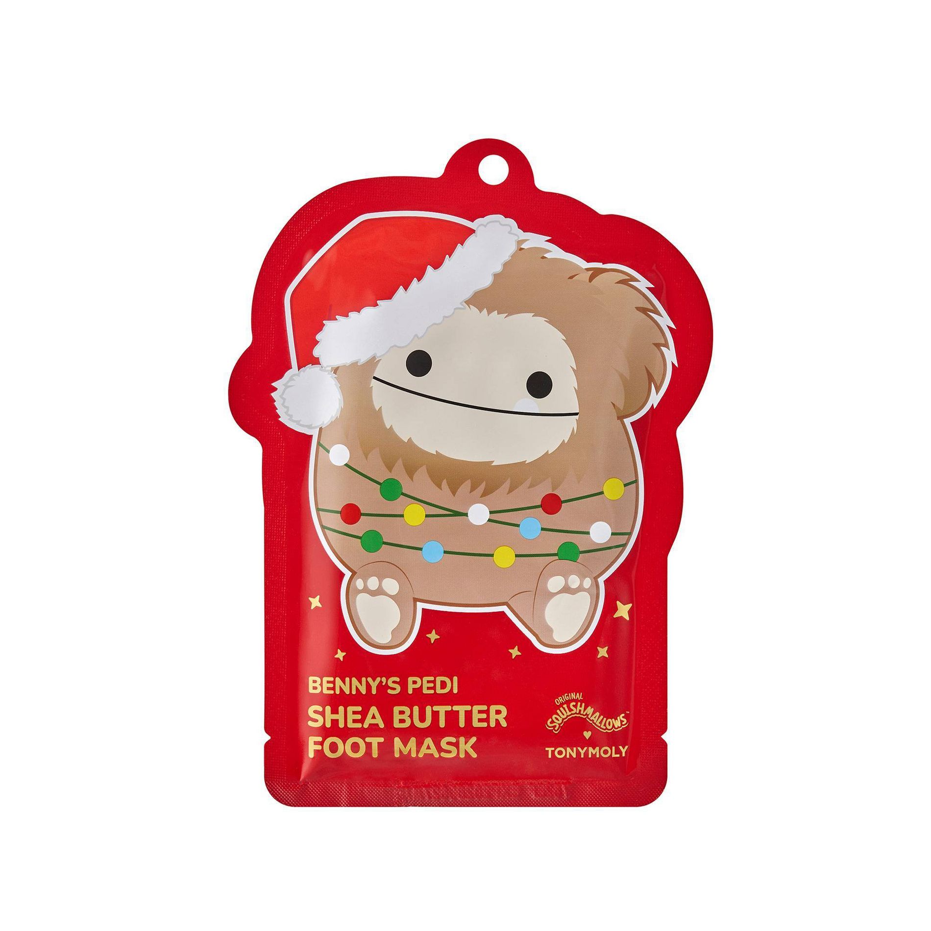TONYMOLY Pedi Foot Mask - Squishmallows Benny - Holiday Edition