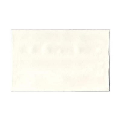 JAM Paper A10 Parchment Invitation Envelopes 6 x 9.5 White Recycled 16082