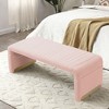 NicBex Agatha Upholstered Bench Pink - 4 of 4