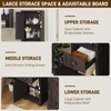 66" Tall Bathroom Storage Cabinet with Adjustable Shelves & 5-Tier Space - 4 of 4