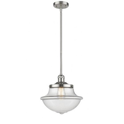Oxford - 1 Light Stem Hung Mini Pendant In Traditional Style-11.5 Inches Tall and 11.75 Inches Wide