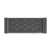 HL Home Furnishings,Square Arm Tufted Storage Ottoman - 4 of 4