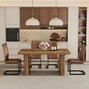5-Piece Dining Set with Textured Table and 4 Brown Technology Fabric Chairs - 4 of 4