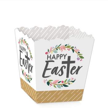 Big Dot of Happiness Religious Easter - Party Mini Favor Boxes - Christian Holiday Party Treat Candy Boxes - Set of 12